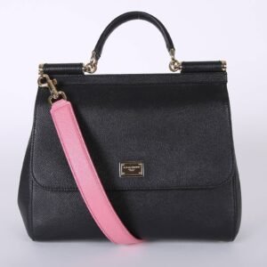Dolce & Gabbana - Sicily Regular Dauphine Calfskin Black