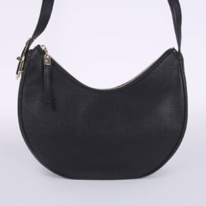 Furla - Mialuna Leather Hobo Bag Nero