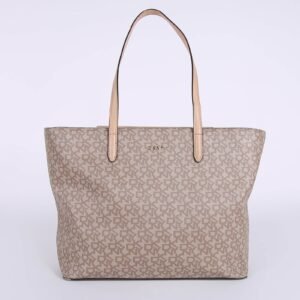 DKNY - Bryant Large Signature Canvas Tote Beige