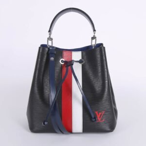 Louis Vuitton - Neonoe Stripe Epi Leather Bag Noir/Navy