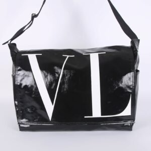 Valentino - VLTN Large Flap Messenger Black