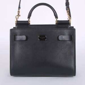 Dolce & Gabbana - Small Sicily 62 Soft Calfskin Bag Black