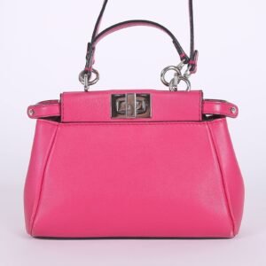 Fendi - Micro Peekaboo Lambskin Magenta